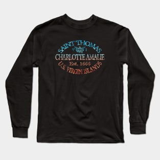 Charlotte Amalie, Saint Thomas, U.S. Virgin Islands Long Sleeve T-Shirt